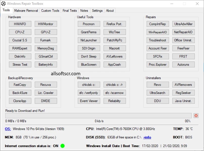 Windows Repair Toolbox License Key