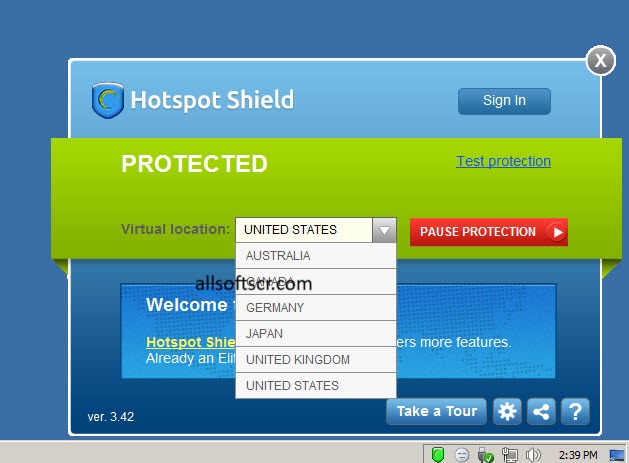 hotspot shield license key