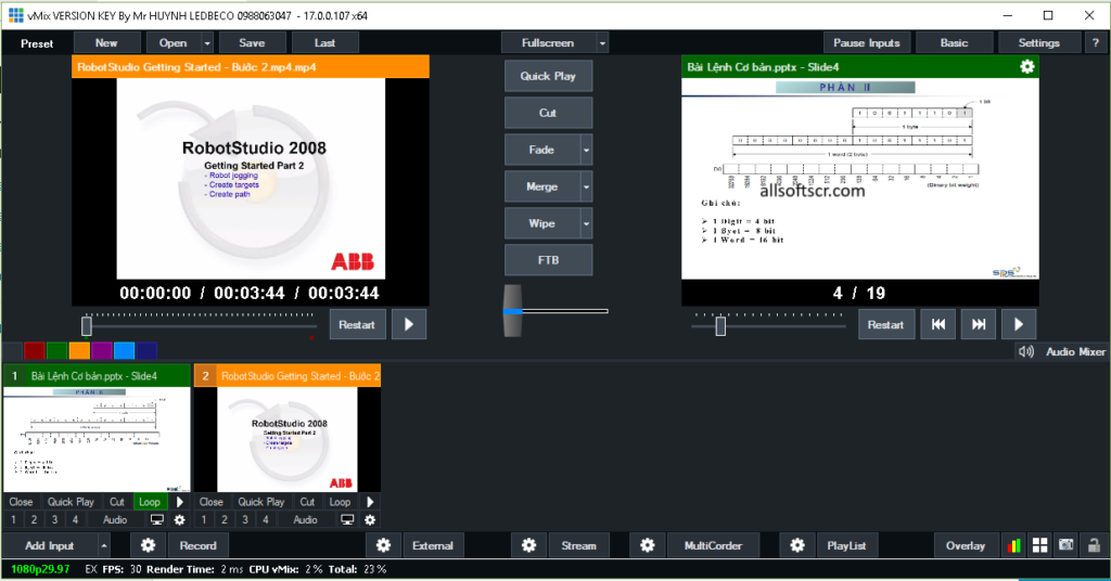 vMix Pro Registration Key